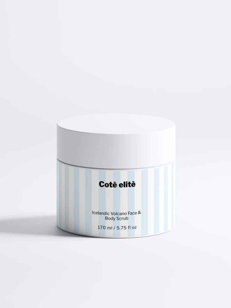 Scrub Viso e Corpo Esfoliante Minerali Vulcanici – Cotè èlite