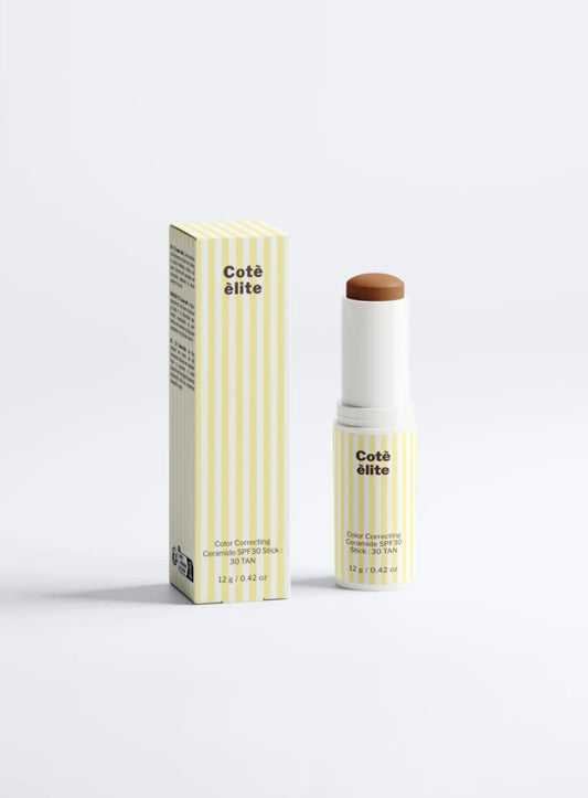 Stick Correttore Colore SPF30 alle Ceramidi – 30 Tan – Cotè èlite